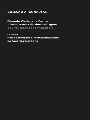 cover image of Perspectivismo e multinaturalismo na América indígena